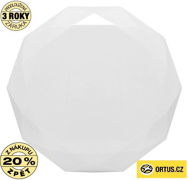 LED stmívatelné stropní svítidlo ECOLITE DIAMANT 50W s dálkovým ovladačem
