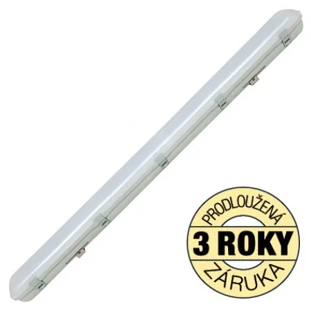 Prachotěsné průmyslové LED svítidlo GREENLUX 120cm 54W 7000lm 4000K IP65 - záruční doba 3 roky!