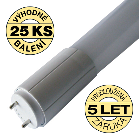 LED zářivka 150cm 24W studená bílá 6000K 3600lm, životnost 50 000 hodin, záruka 5 let! - CENOVĚ VÝHODNÉ BALENÍ - 25 ks