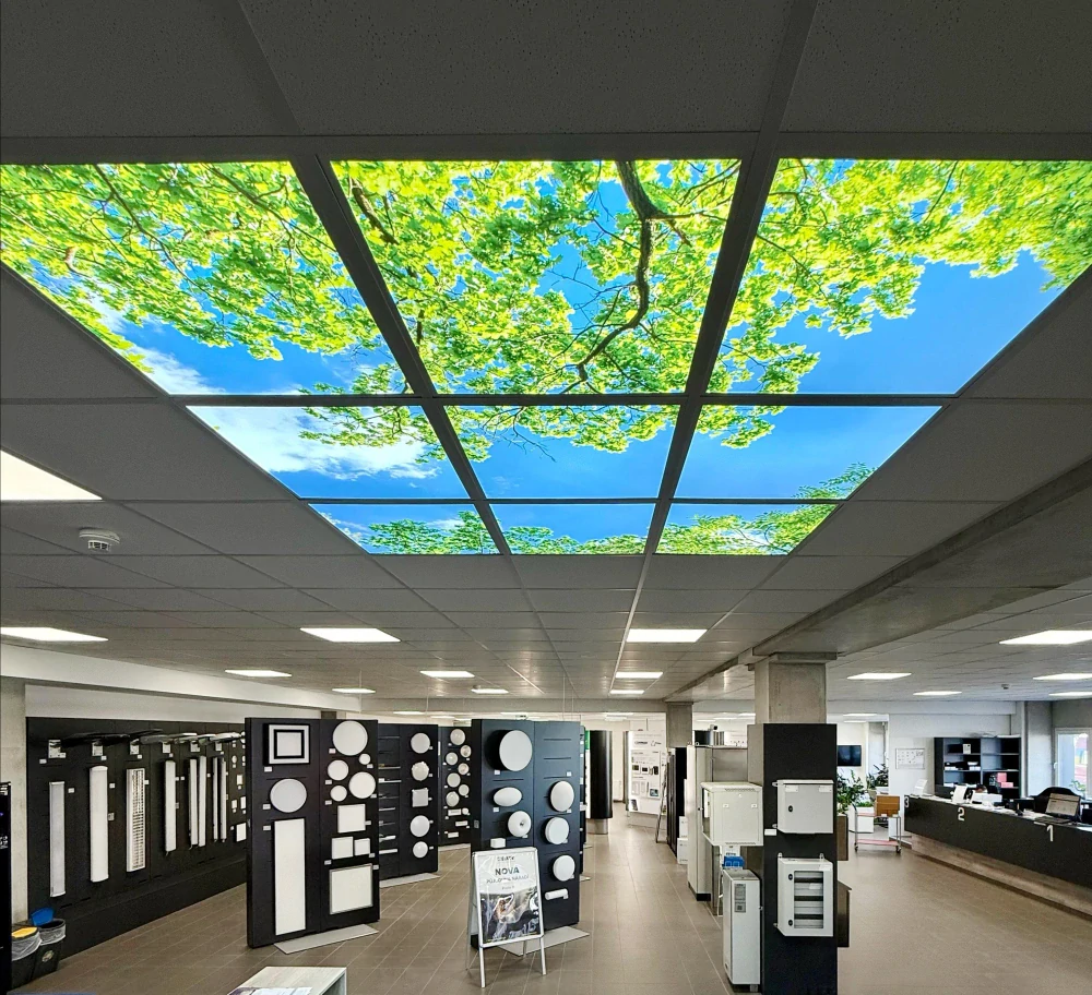 Dekorativní LED svítidlo - LED panel ORTUS - motiv stromy - sada 9 panelů