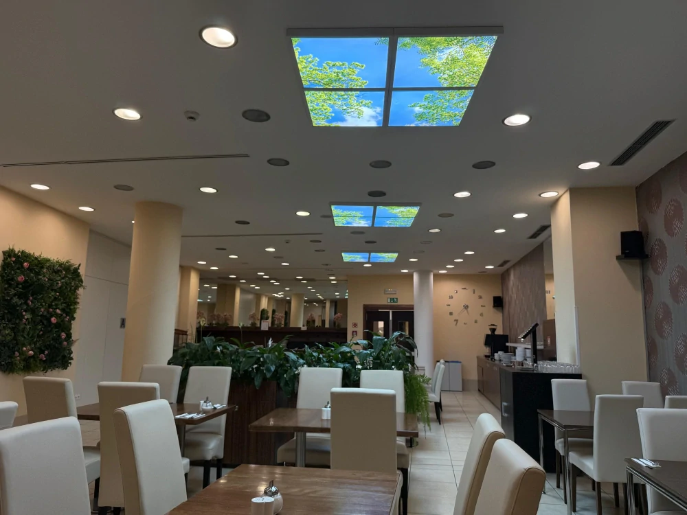 Dekorativní LED svítidlo - LED panel ORTUS- motiv stromy - sada 4 panelů