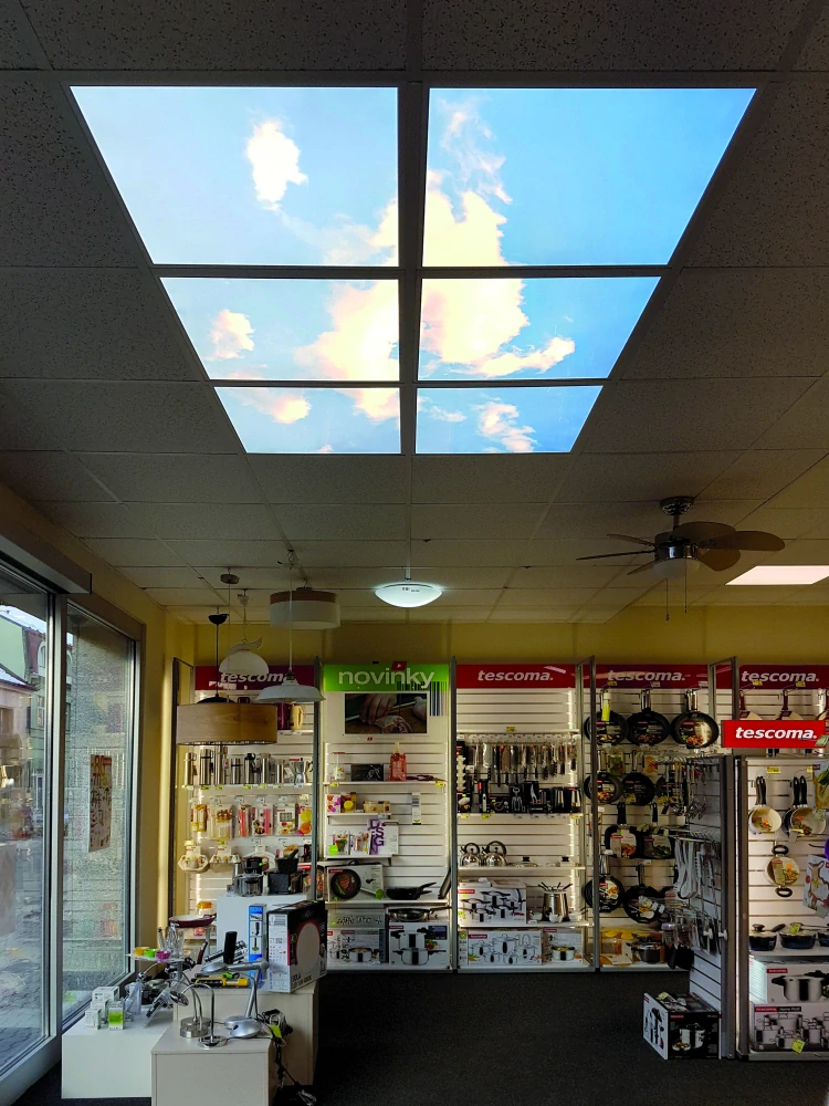 Dekorativní LED panel ORTUS - motiv nebe - sada 4 panelů