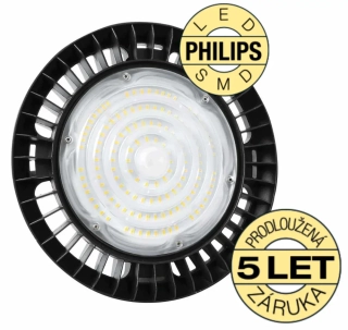 LED průmyslové svítidlo HB UFO 200W - STMÍVATELNÉ - 32000lm 4000K - značkové čipy PHILIPS - životnost >50000 hodin, záruční doba 5 let