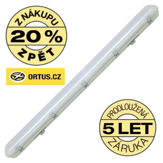 Prachotěsné průmyslové LED svítidlo ECOLITE Libra 150cm 72W 9700lm IP65 4100K TL3903A-LED72W - záruční doba 5 let!