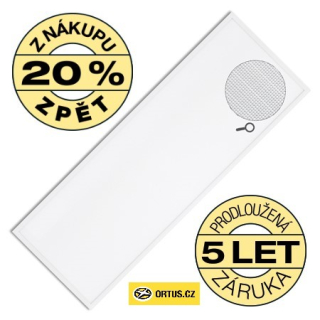 LED panel  120x30cm 36W 4000K 4140lm, UGR<19  - záruční doba 5 let