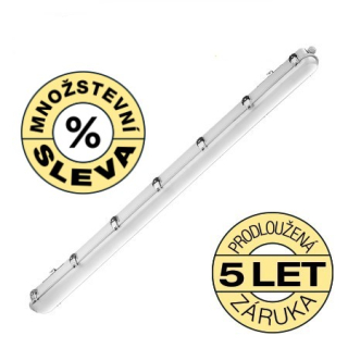 Prachotěsné průmyslové LED svítidlo ECOLITE Libra 150cm 59W 9000lm IP65 4100K TL3903A-LED59W - záruční doba 5 let! - minimální odběr 6 ks